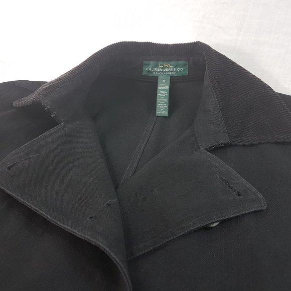 RALPH LAUREN LRL Jacket size 12 black - Picture 7 of 15